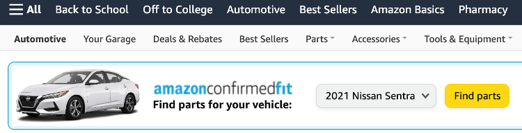 4A FITMENT | 亚马逊汽车和户外动力零配件查找器政策解读